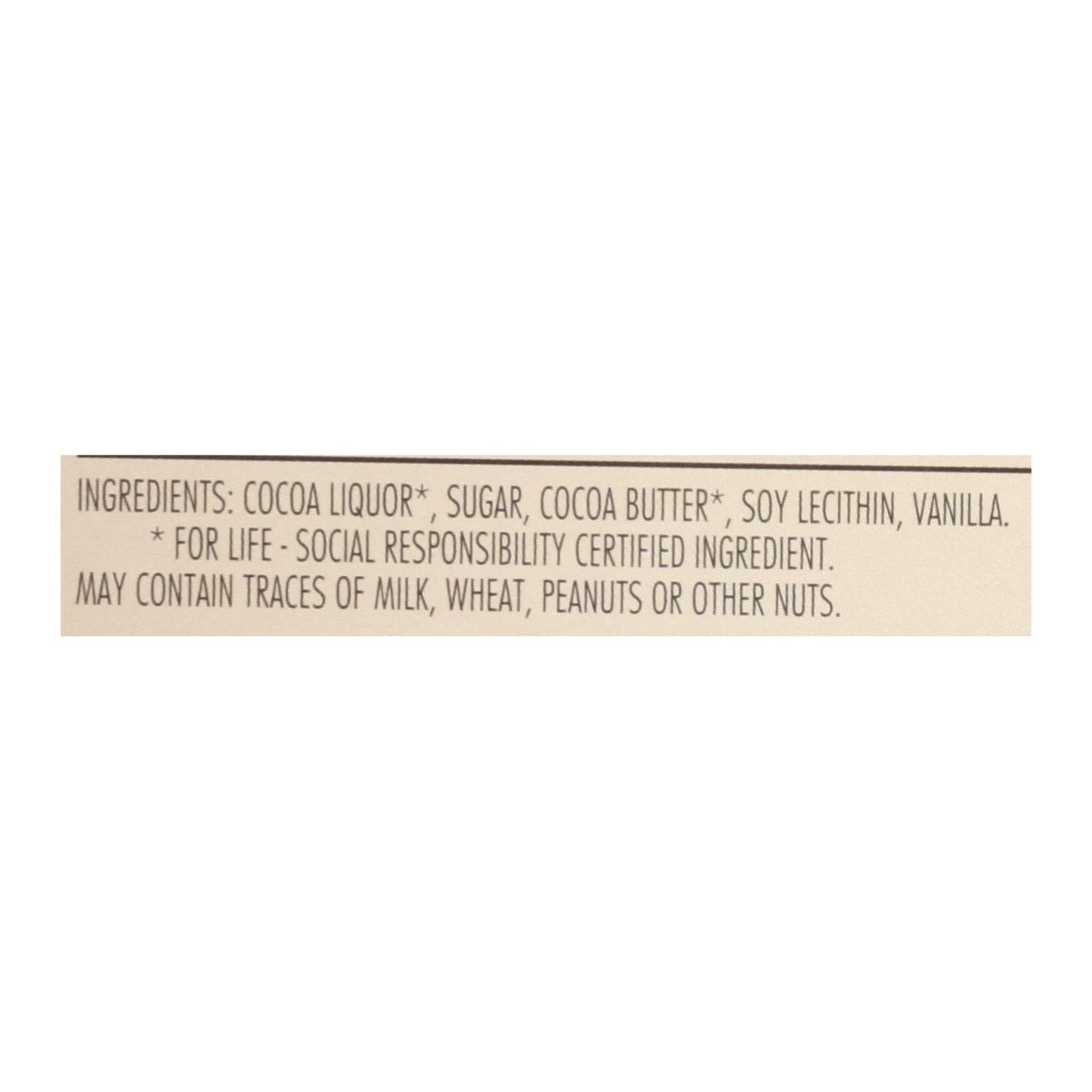 Chocolove Xoxox Dark Chocolate Bars - 3.2 oz, Case of 12